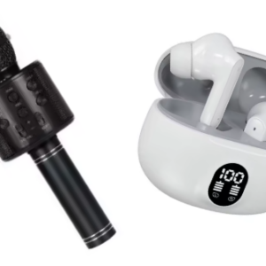 PREMIER SPOT PRIZE PACK - Karaoke Microphone & Wireless Earbuds