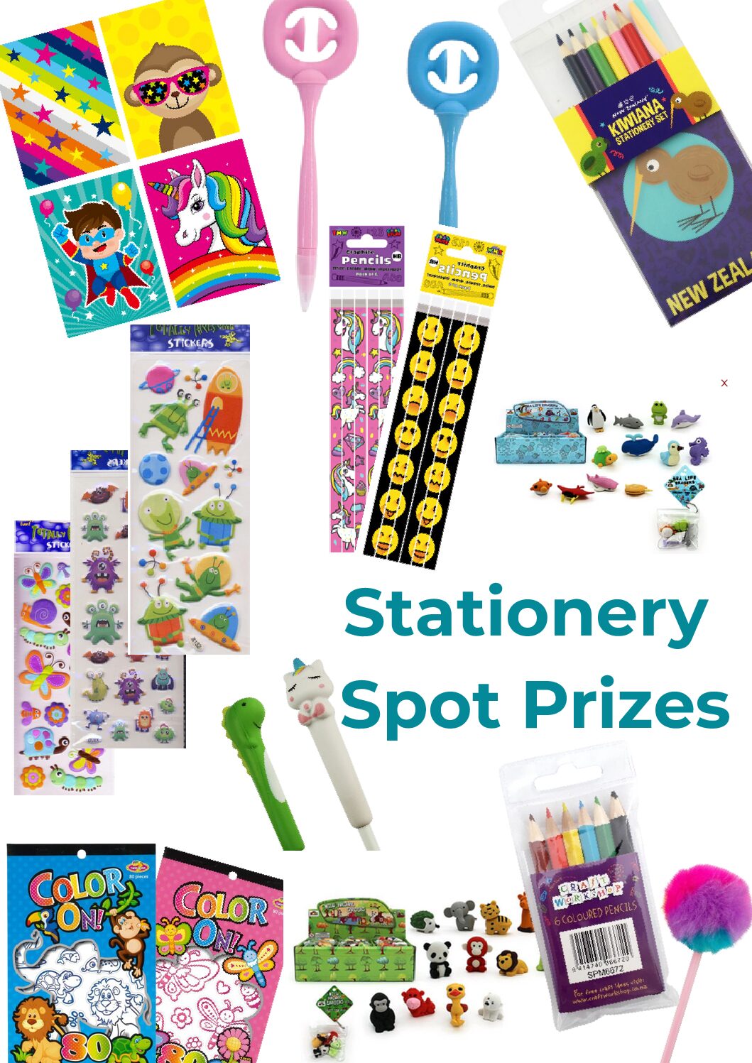 Spot Prize Pack - Stationery - 40 Items